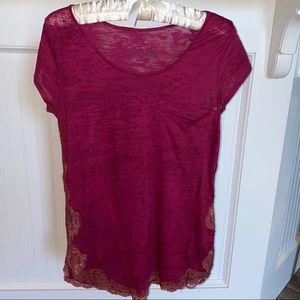 We The Free Maroon T-shirt